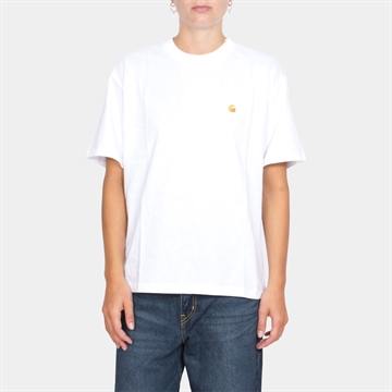 Carhartt WIP W´ s/s Chase T-shirt White / Gold
